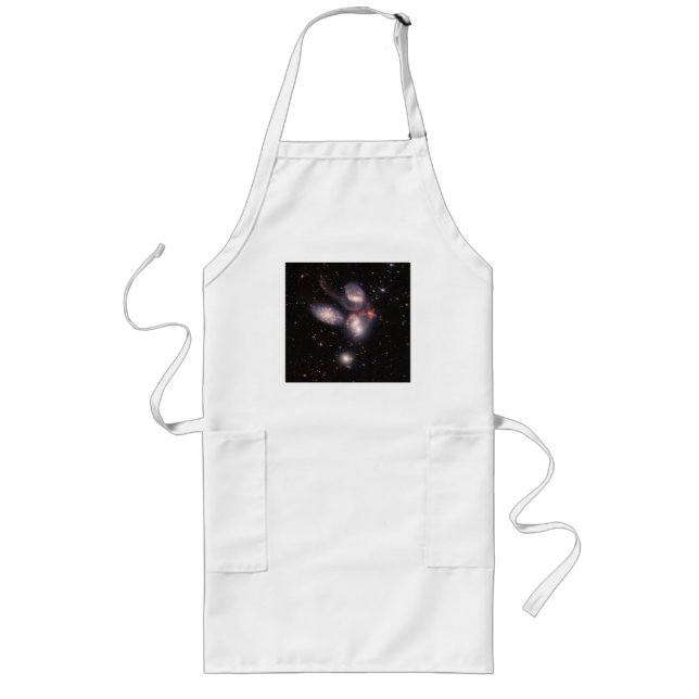 Stephan's Quintet 5 Galaxies Deep Field James Webb Long Apron (Front)