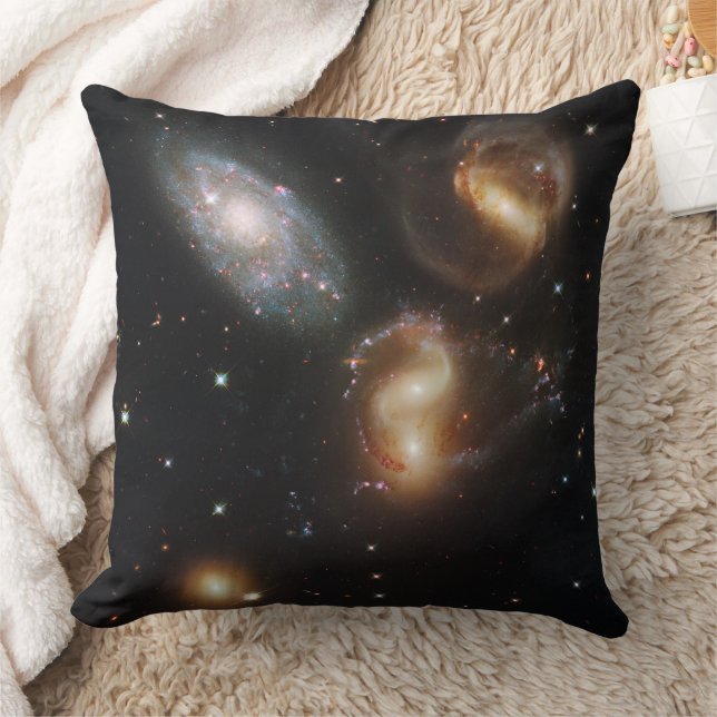 Stephan's Quintet: A Galaxy Galactic Wreckage Cushion (Blanket)