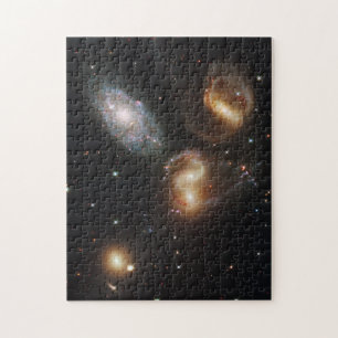 Stephan's Quintet: A Galaxy Galactic Wreckage Jigsaw Puzzle