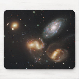 Stephan's Quintet: A Galaxy Galactic Wreckage Mouse Pad