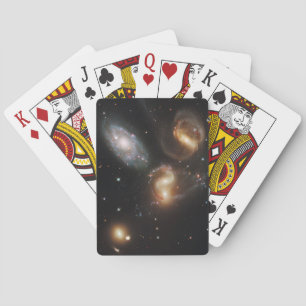 Stephan's Quintet: A Galaxy Galactic Wreckage Playing Cards