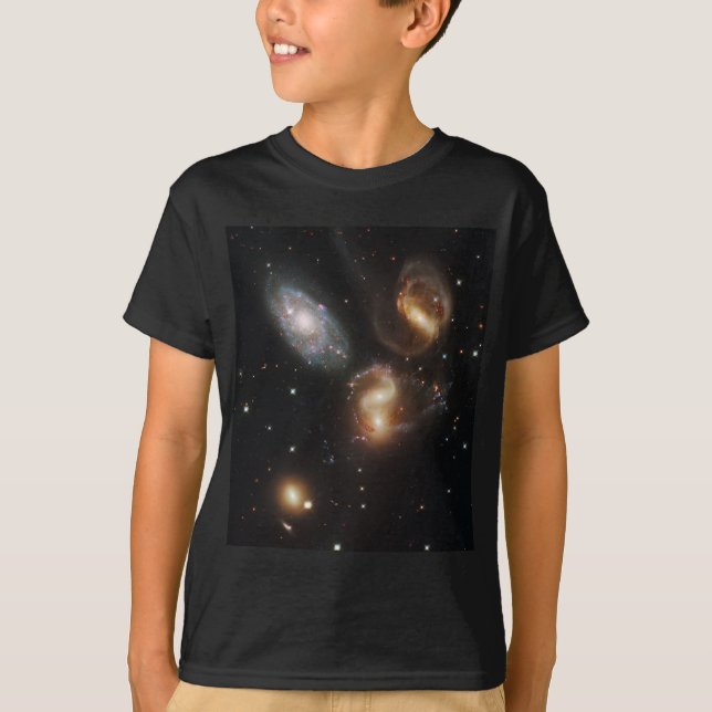 Stephan's Quintet: A Galaxy Galactic Wreckage T-Shirt (Front)