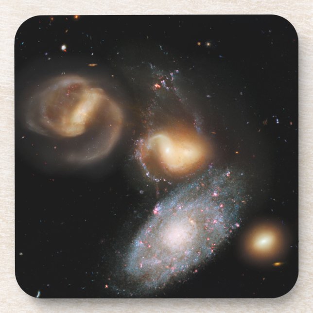 Stephan's Quintet Galaxies Coaster (Front)