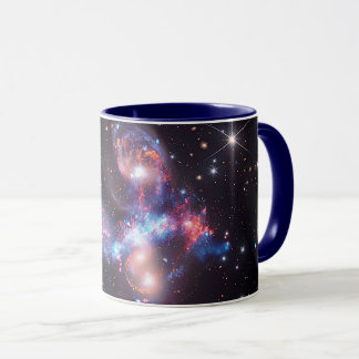 Stephan's Quintet Galaxies | Hubble & JWST Mug