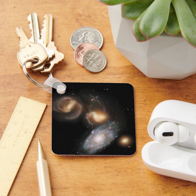 Stephan's Quintet Galaxies Key Ring (Desk)