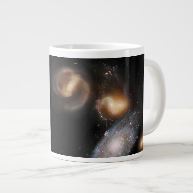 Stephan's Quintet Galaxies Large Coffee Mug (Front Right)