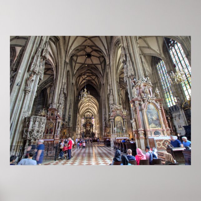 Stephansdom, Vienna Austria Poster (Front)