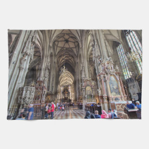 Stephansdom, Vienna Austria Tea Towel