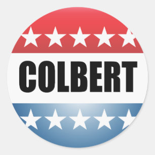 STEPHEN COLBERT CLASSIC ROUND STICKER