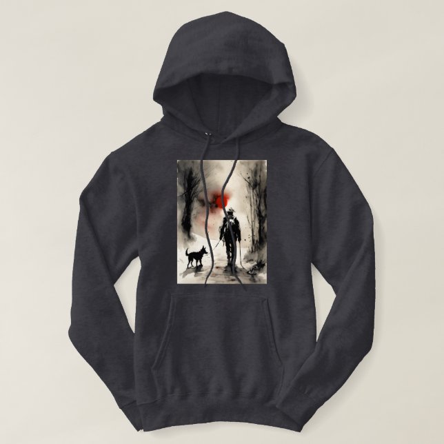 Stephen gammell style. hoodie (Design Front)