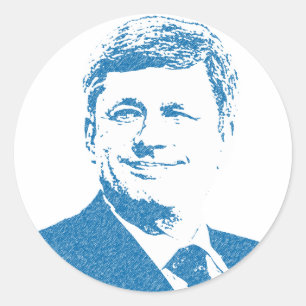 Stephen Harper Logo Classic Round Sticker