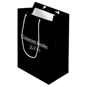 Stephen King, Constant Reader Medium Gift Bag