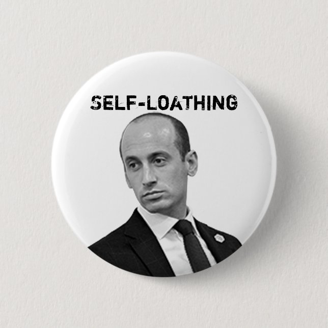 Stephen Miller is self-isolating 6 Cm Round Badge (Front)