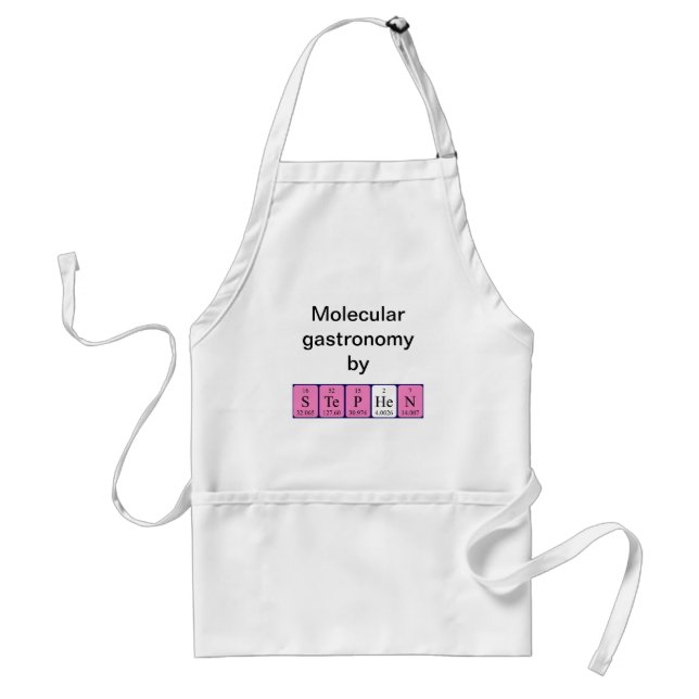 Stephen periodic table name apron (Front)