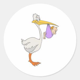 Stephen Stork Classic Round Sticker