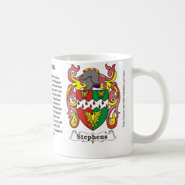 Stephens Family Coat of Arms Mug (Right)