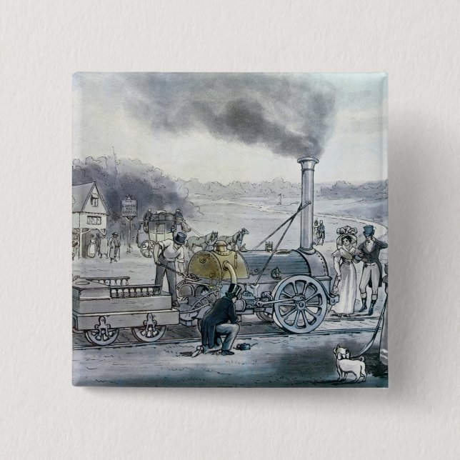 Stephenson's 'Northumbrian' 15 Cm Square Badge (Front)