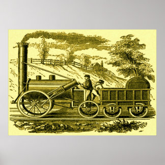 Stephenson's Rocket. Poster
