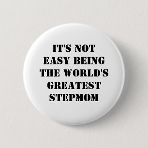 Stepmom 6 Cm Round Badge