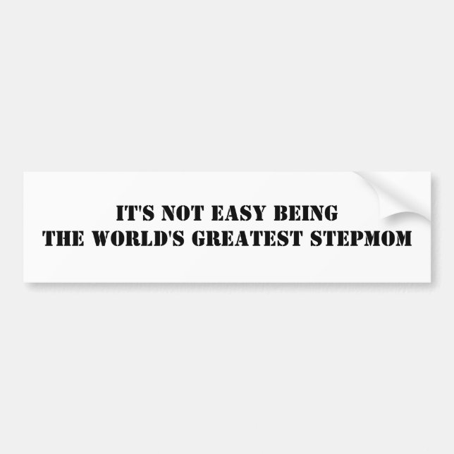 Stepmom Bumper Sticker (Front)
