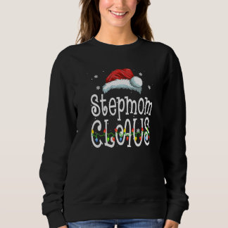 Stepmom Claus Christmas Pajama Family Matching Xma Sweatshirt