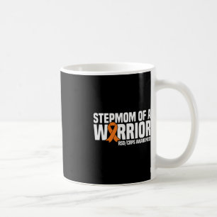 Stepmom of a Warrior Orange Ribbon RSDCRPS Awarene Coffee Mug
