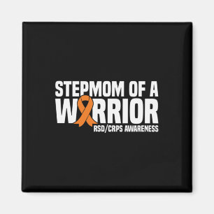 Stepmom Of A Warrior Orange Ribbon Rsdcrps Awarene Magnet