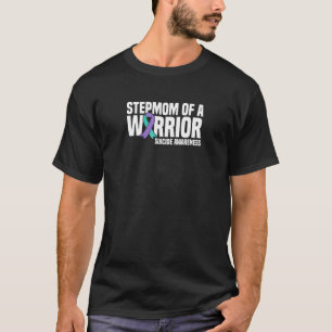 Stepmom Of A Warrior Suicide Prevention Awareness T-Shirt