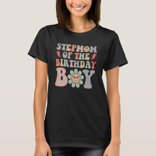 StepMom Of The Birthday Boy First Mother's Day Wom T-Shirt