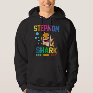 Stepmom Shark Shirt Stepmom Shark Lover Family Mot