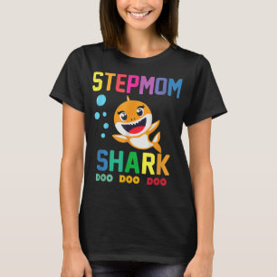 Stepmom Shark Shirt Stepmom Shark Lover Family Mot