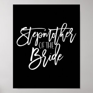 Stepmother Of Bride Wedding Party Group Bridal Gro Poster