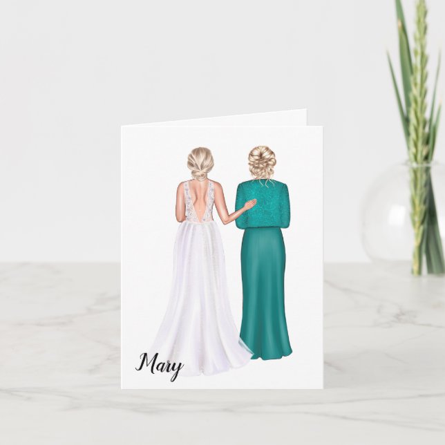 Stepmother of the Bride Wedding Day Card (Front)