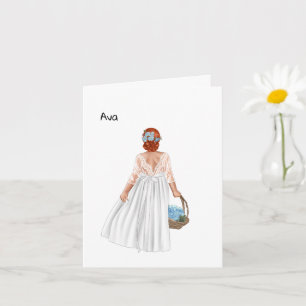 Stepmother to stepdaughter wedding day(Redhaired) Card