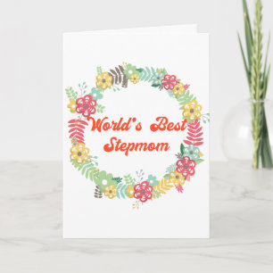 Stepmother World's Greatest Stepmom Mother's Day Card