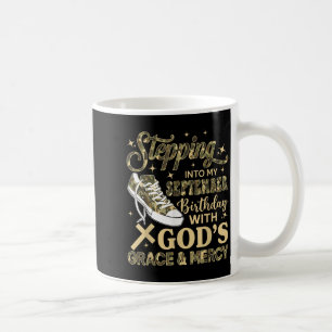 Stepng Into My September Birthday Women Girl Camo  Coffee Mug