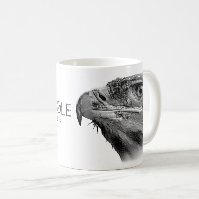 Steppe Eagle Coffee Mug (Front Right)
