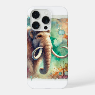 Steppe Mammoth 060824AREF134 - Watercolor iPhone 15 Pro Case