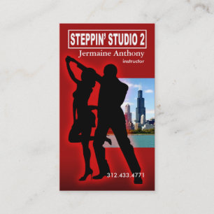 Steppin' Chicago Style Urban Dance Instructor Business Card
