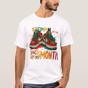 Steppin' Into History – Black History Month Tee