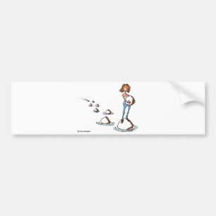 Stepping Forward Bumper Sticker