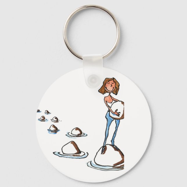 Stepping Forward Key Ring (Front)