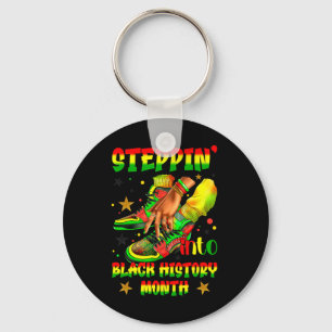 Stepping Into Black History Month Black Girls Wome Key Ring