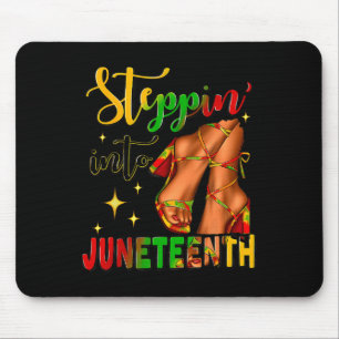 Stepping Into Juneteenth 1865 Juneteenth African A Mouse Pad