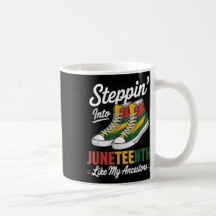 Stepping Into Juneteenth Black African American In Coffee Mug