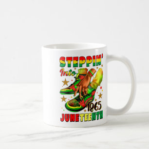Stepping Into Juneteenth Shoes African American Wo Coffee Mug