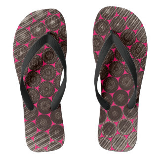 Stepping into Retro Pop: Geo Bloom Thongs