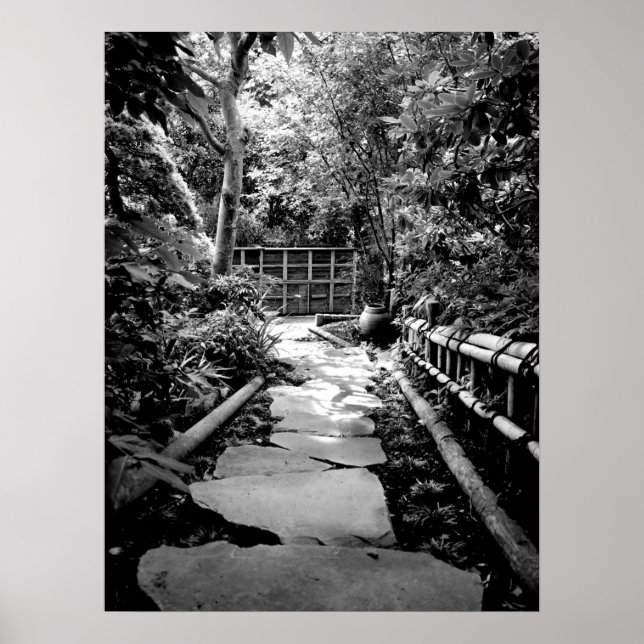 Stepping Stone Garden Path Poster (Front)
