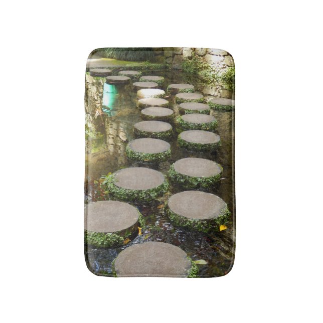 Stepping Stones Bath Mat (Front Vertical)
