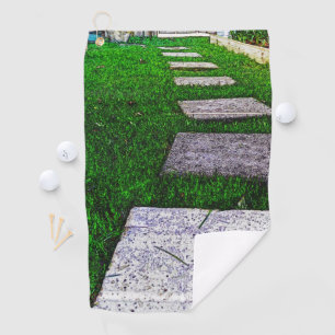 Stepping Stones by Shirley Taylor Golf Towel